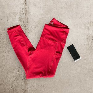 90 Degrees Red Leggings - Medium